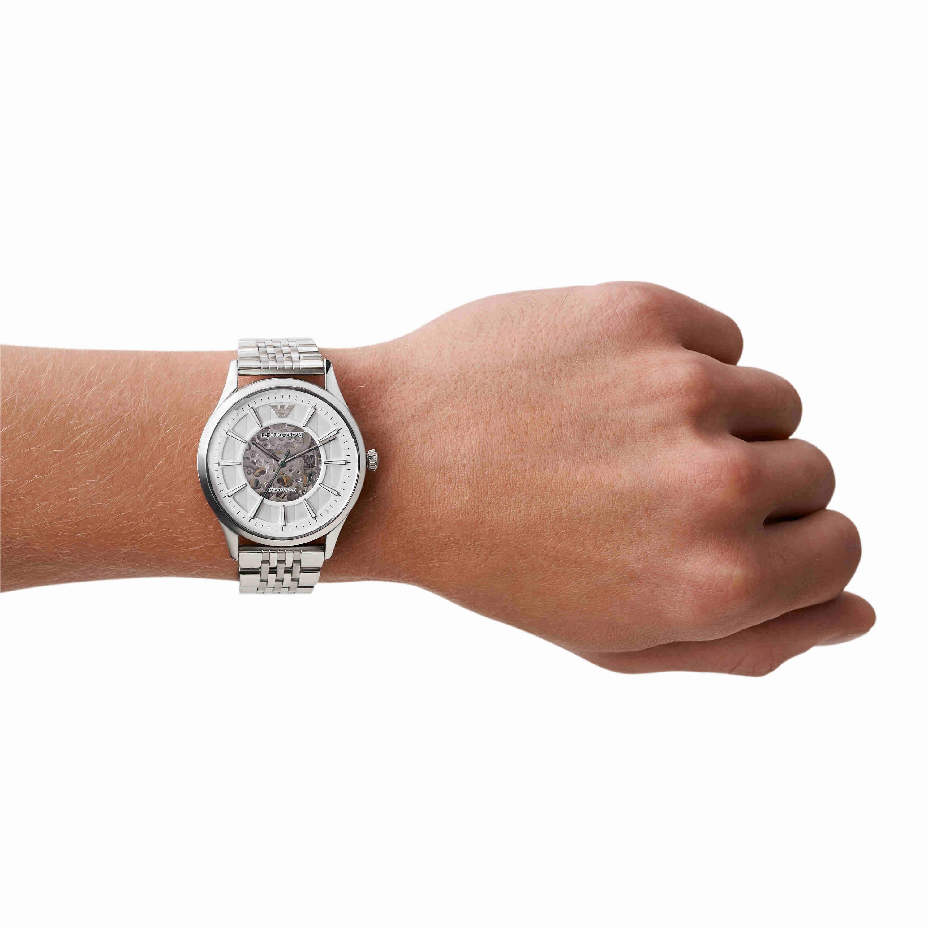 Emporio Armani Two Tone Analogue Watch AR1945