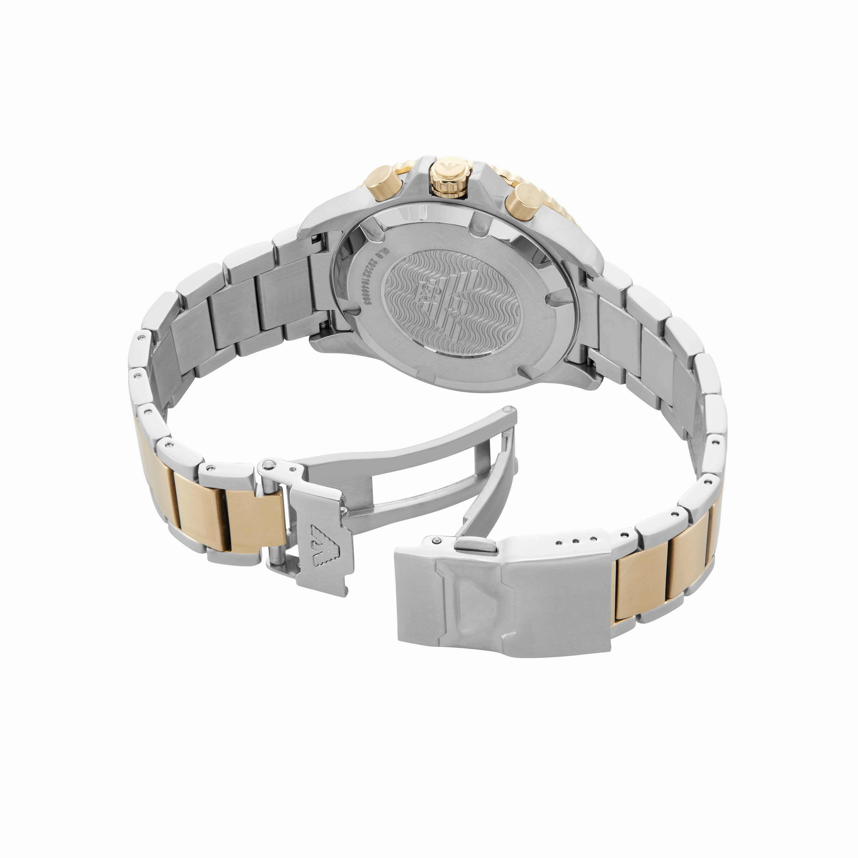 Emporio Armani Two Tone Chronograph Watch AR11606
