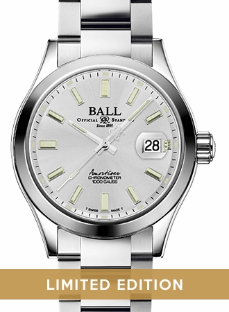 Engineer Master II Endurance 1917 40mm Silver - Ltd 1000pcs Ref. NM3000C-S2C-SL