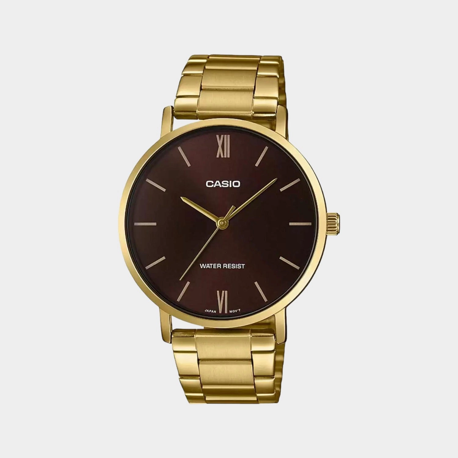 Enticer Men's Analog Stainless Steel Watch A1779 - MTP-VT01G-5BUDF