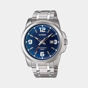 Enticer Men's Analog Stainless Steel Watch A551 - MTP-1314D-2AVDF