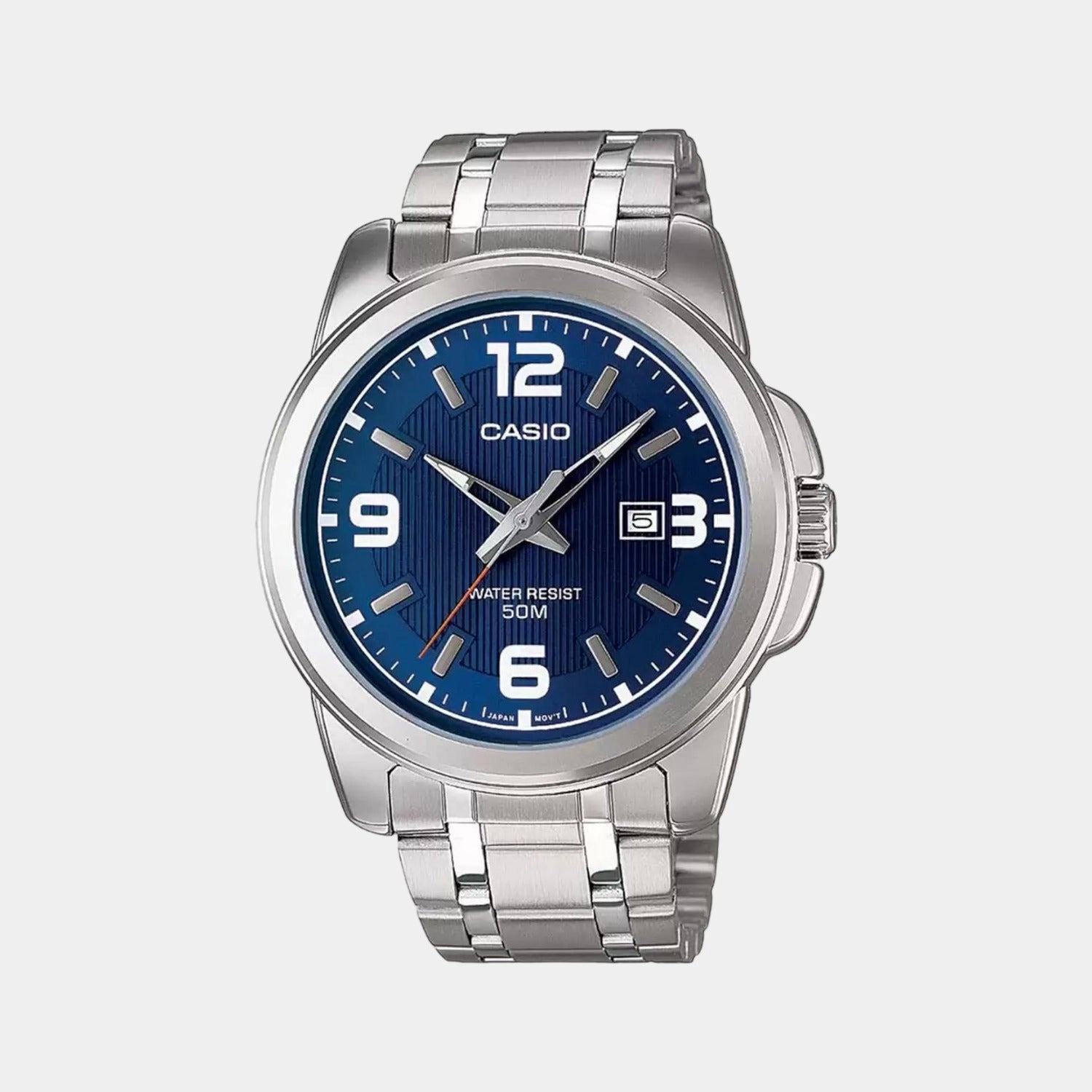 Enticer Men's Analog Stainless Steel Watch A551 - MTP-1314D-2AVDF