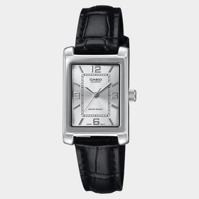 Enticer Women Quartz White Dial Analog Leather Watch LTP-1234LL-7ADF A2359