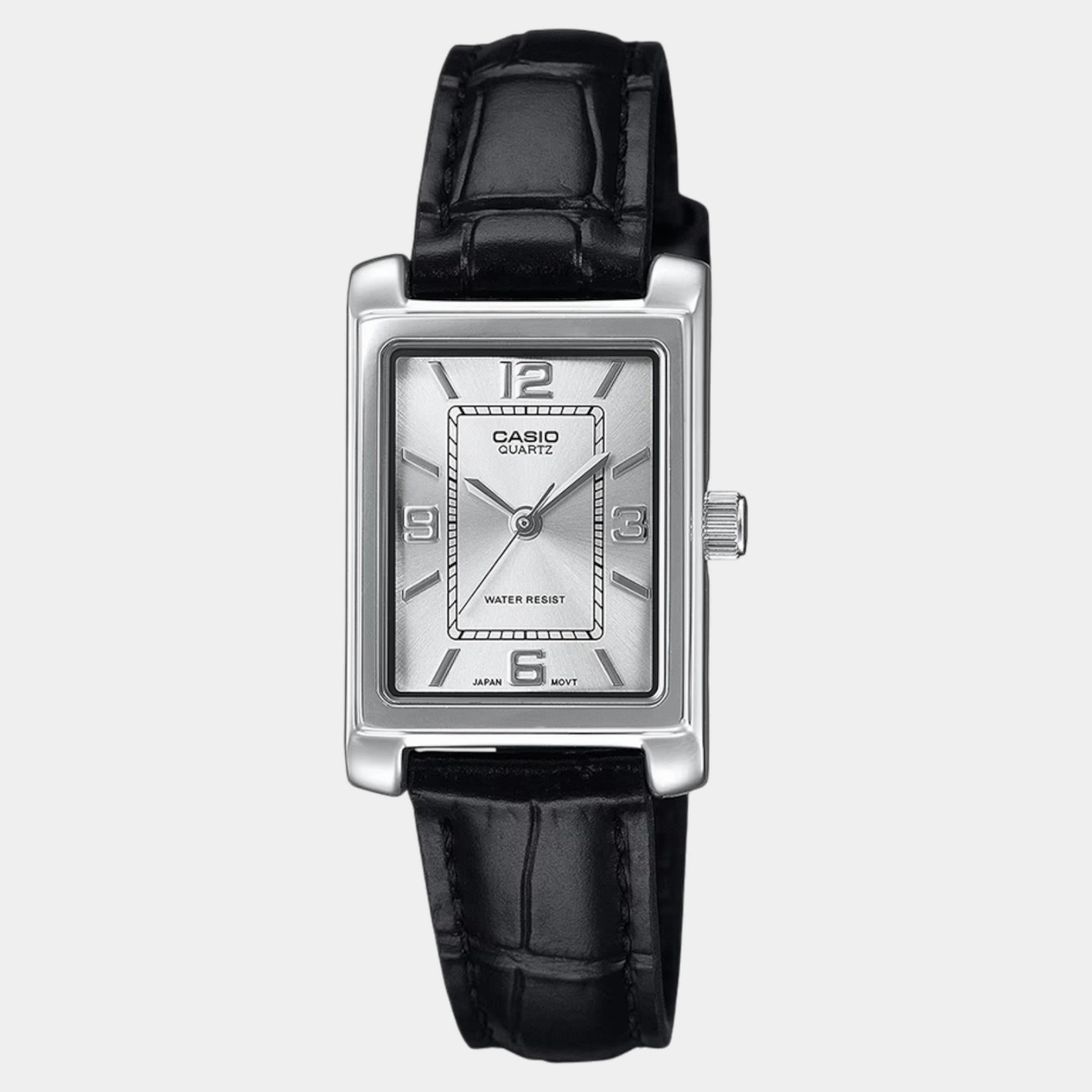 Enticer Women Quartz White Dial Analog Leather Watch LTP-1234LL-7ADF A2359