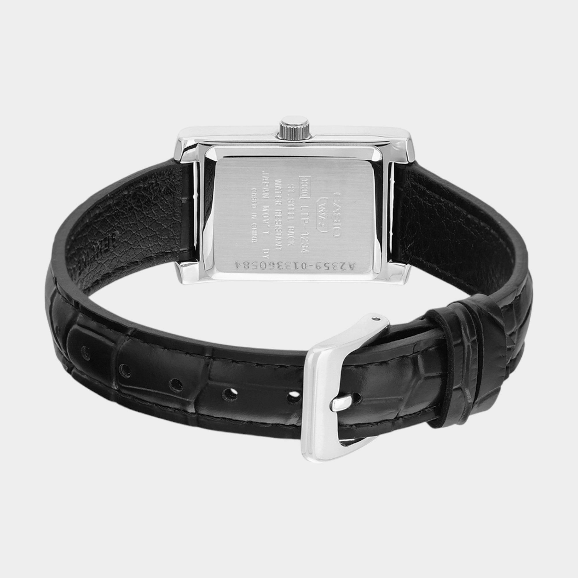 Enticer Women Quartz White Dial Analog Leather Watch LTP-1234LL-7ADF A2359