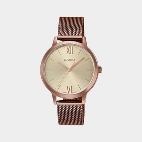 Enticer Women's Analog Stainless Steel Watch A1693 - LTP-E157MR-9ADF
