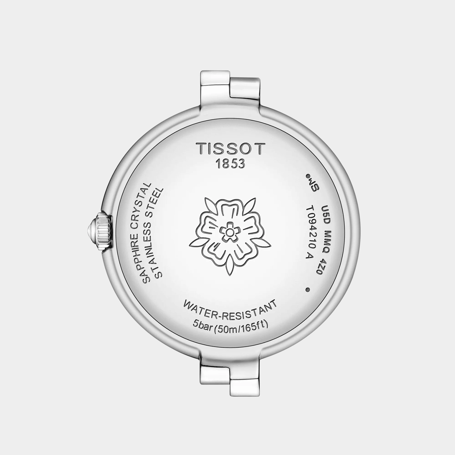 Flamingo T-Lady Women Analog White Mother-Of-Pearl Dial Quartz Stainless Steel Watch T0942101111602