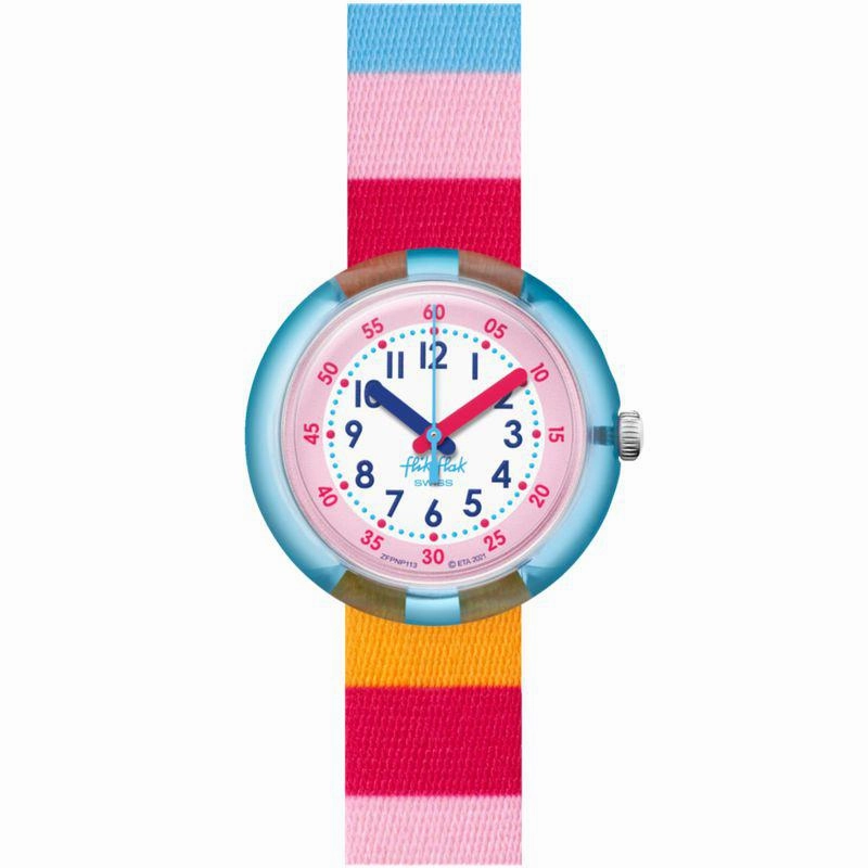 Flik Flak STRIPY PINK Watch FPNP113