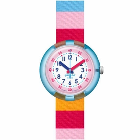 Flik Flak STRIPY PINK Watch FPNP113