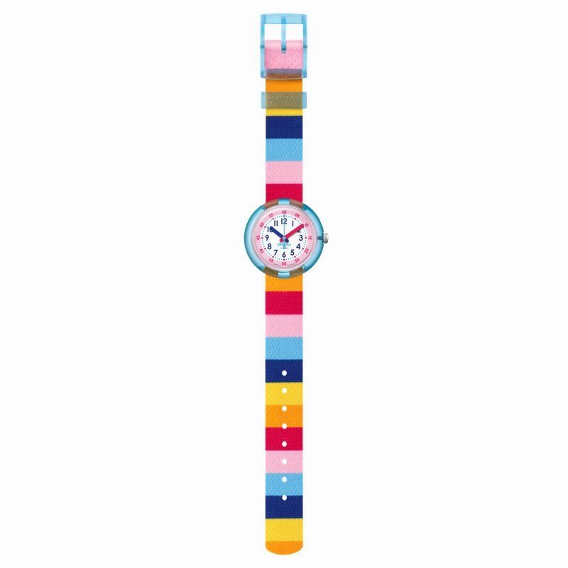 Flik Flak STRIPY PINK Watch FPNP113