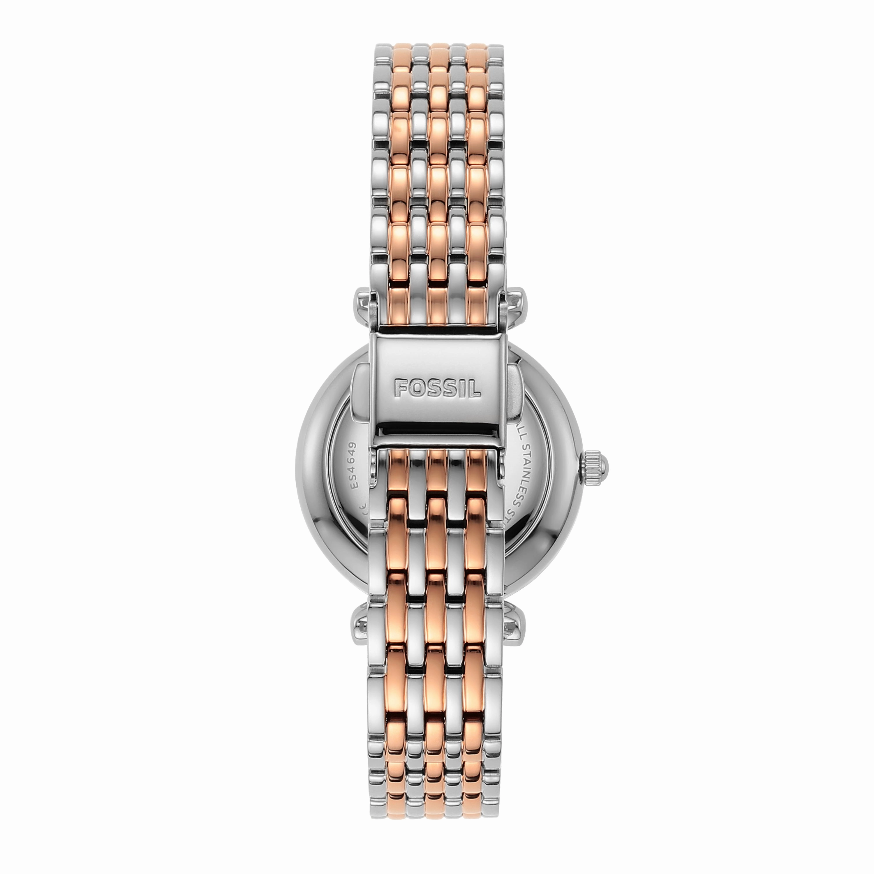 Fossil Carlie Mini Two-Tone Stainless Steel Watch ES4649