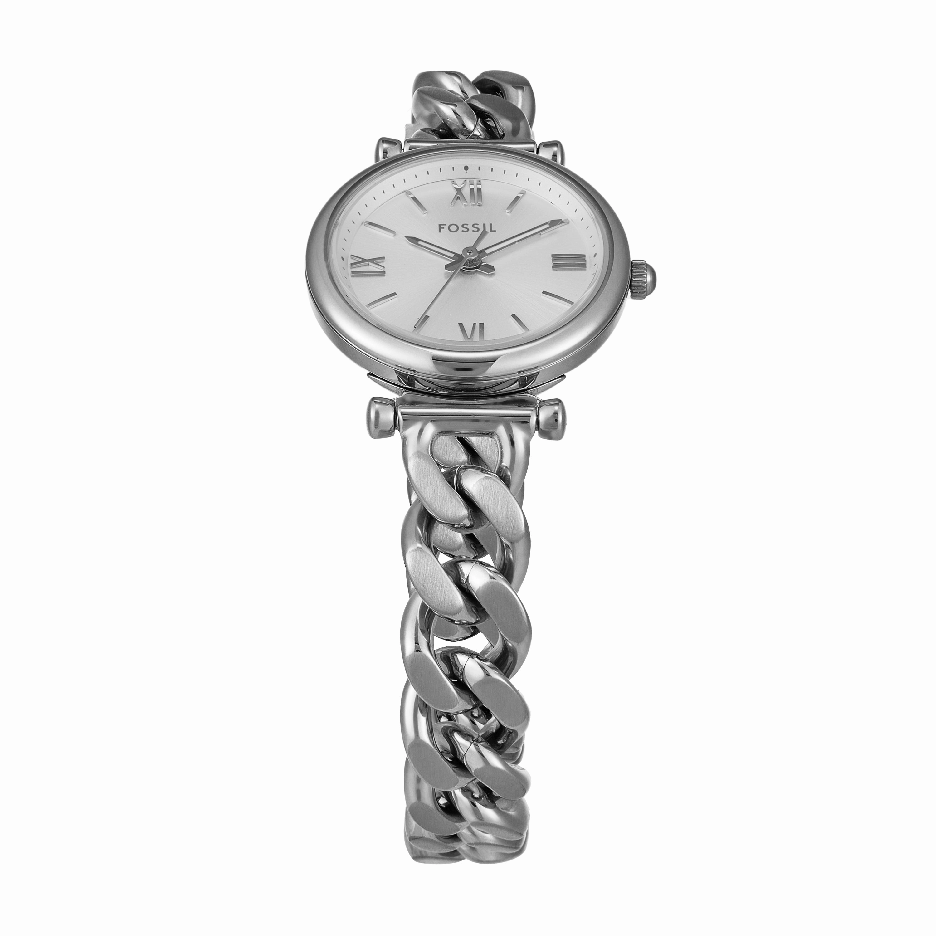 Fossil Carlie Silver Stainless Steel Women's Watch ES5331