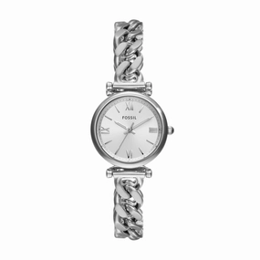 Fossil Carlie Silver Stainless Steel Women's Watch ES5331