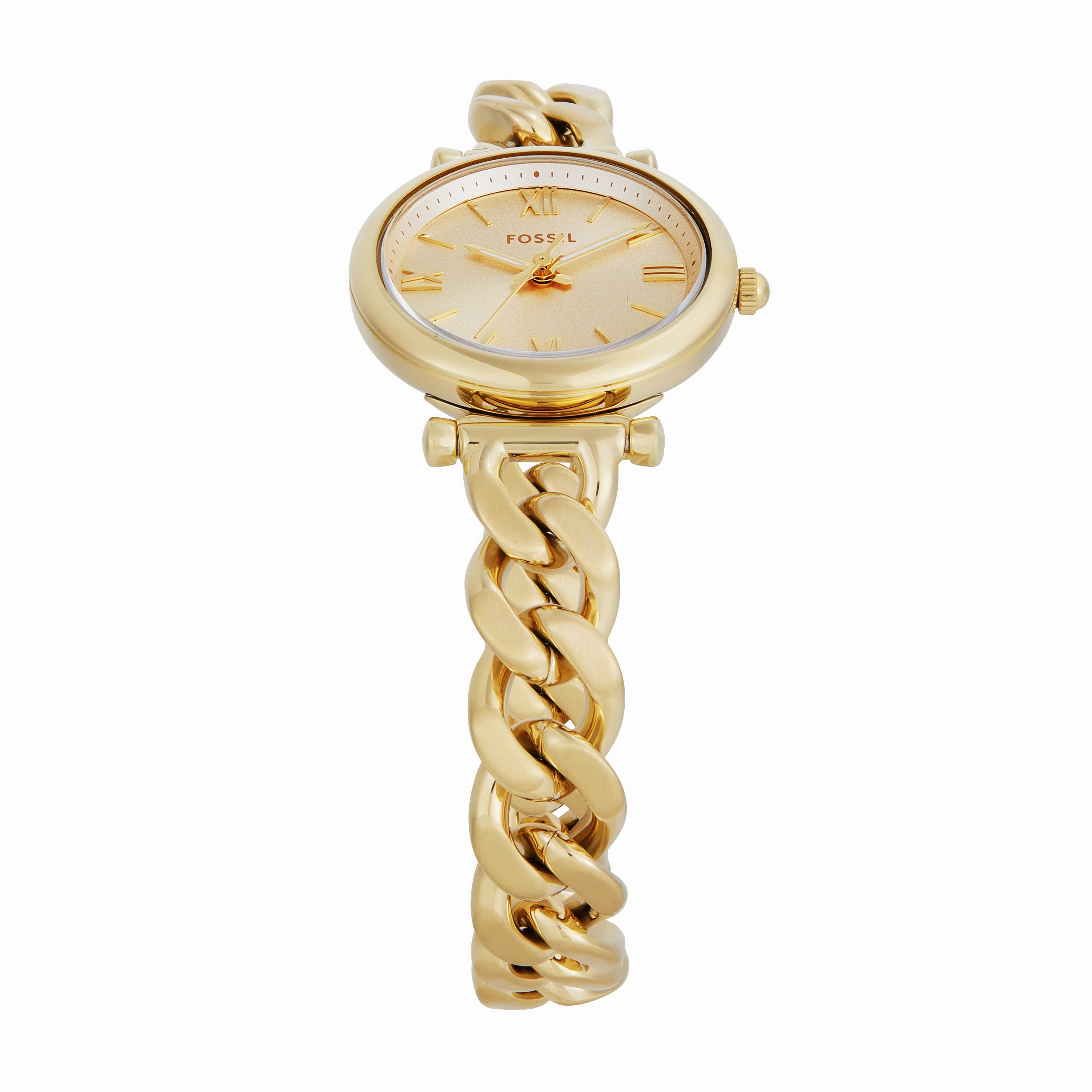 Fossil Carlie Three-Hand Stainless Steel Watch and Bracelet Set ES5387SET
