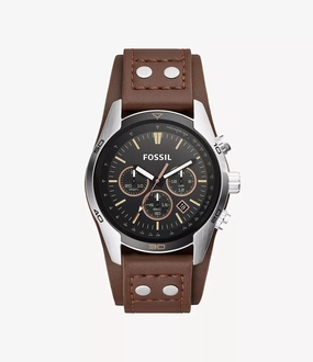 Fossil Coachman Chronograph Black Dial Mens Watch CH2891