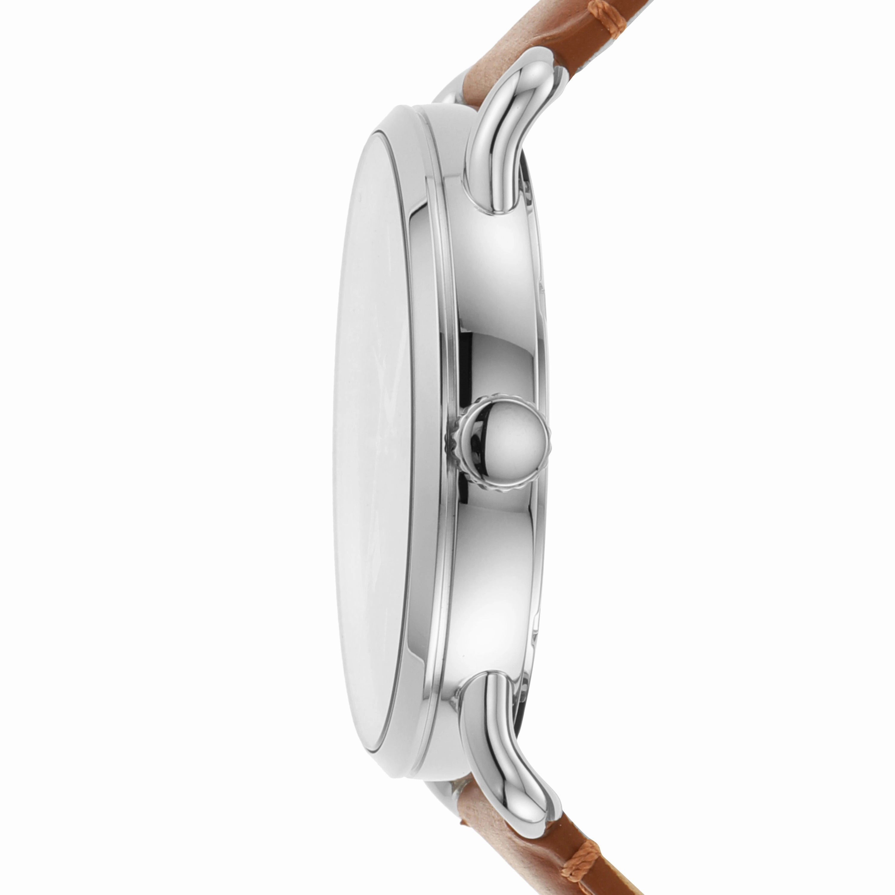 Fossil Copeland Brown Leather Band Blue Dial Men's Watch FS5661