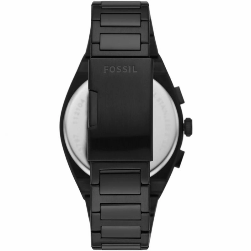 Fossil Everett Chronograph Black Dial Mens Watch FS5797