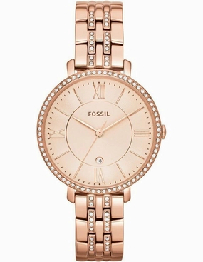 Fossil Jacqueline Rose Gold-Plated Watch ES3546