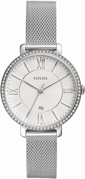 Fossil Jacqueline Three-Hand Silver Dial Womens Watch ES4627