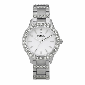 Fossil Jesse Three-Hand Silver Dial Stainless Steel Watch ES2362