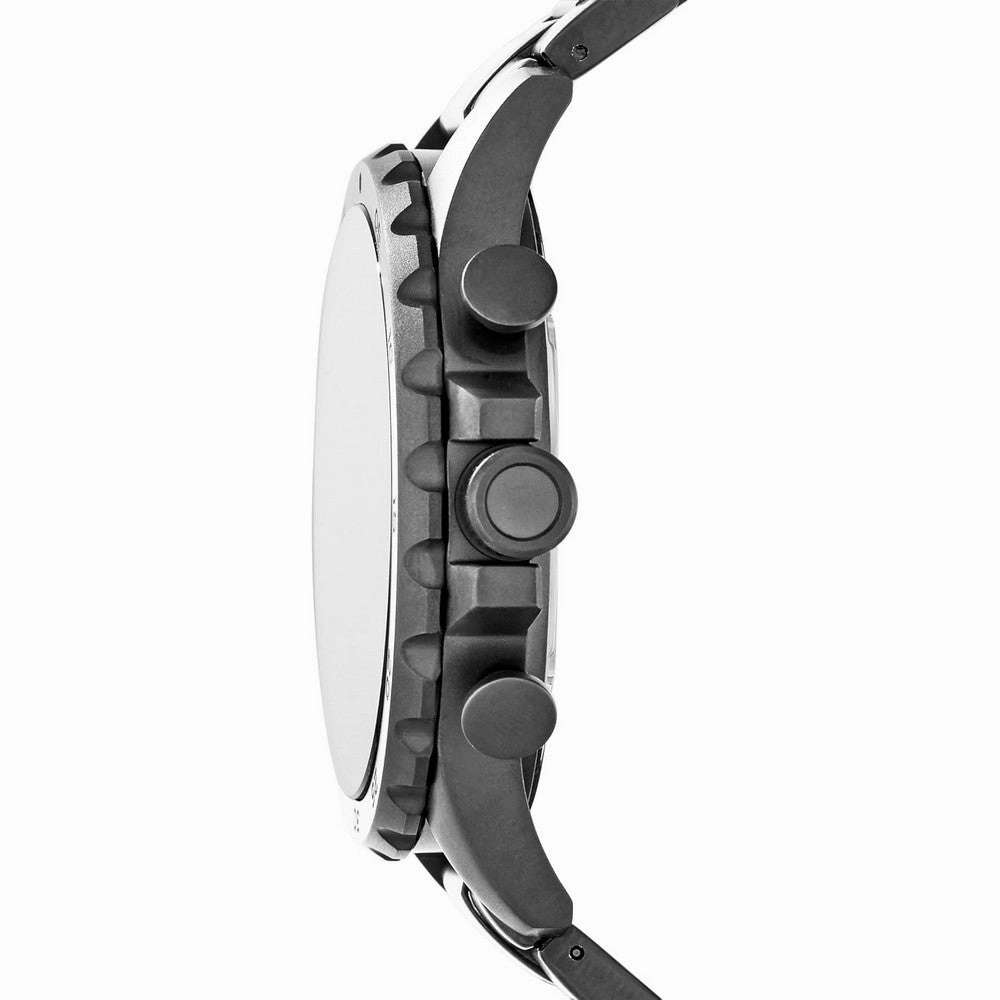 Fossil JR1437 Nate Chronograph Smoke Stainless Steel Men's Watch