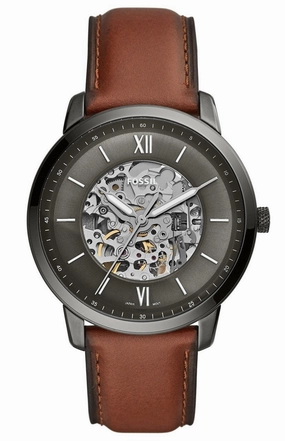 Fossil  Neutra Automatic Amber Leather Watch ME3161