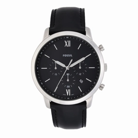 Fossil Neutra Chronograph Black Leather Watch FS5452