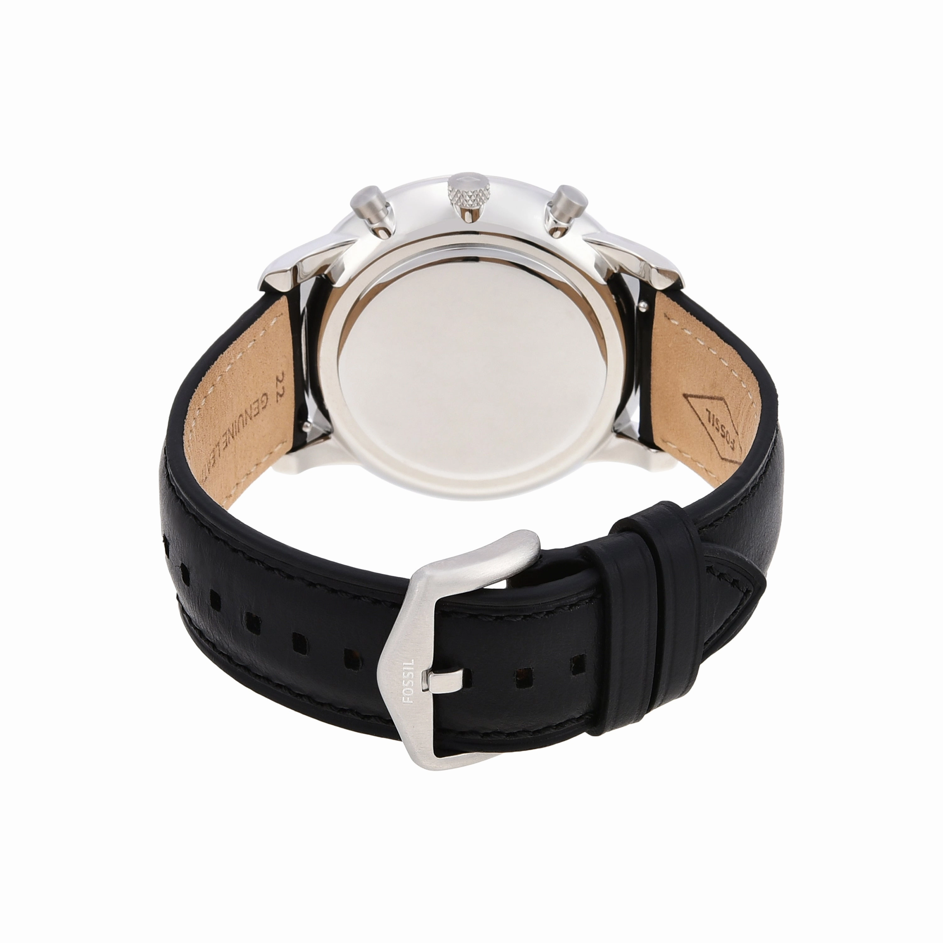 Fossil Neutra Chronograph Black Leather Watch FS5452