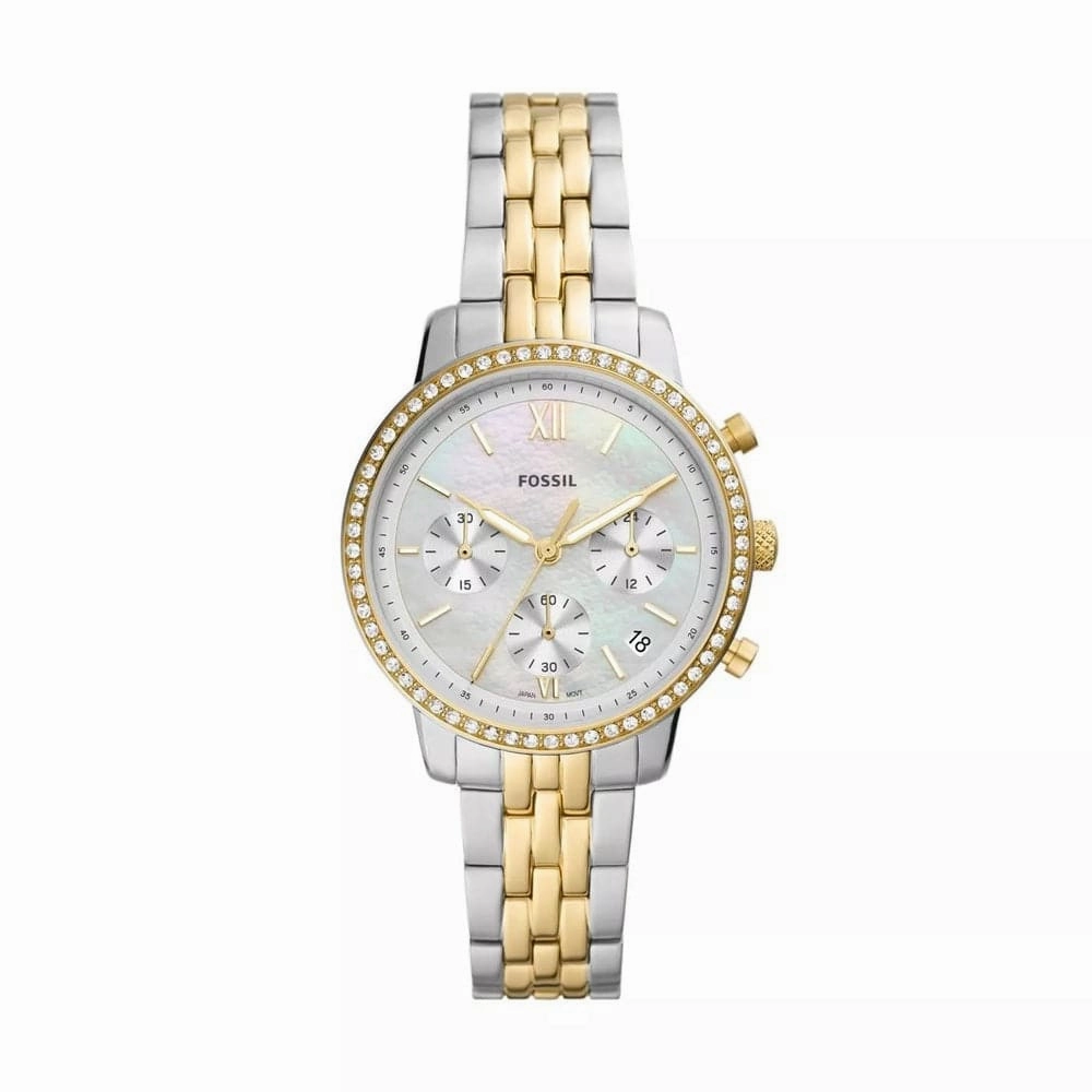 Fossil Neutra Chronograph Two-Tone Stainless Steel Women's Watch ES5279P
