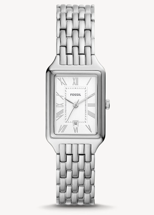 FOSSIL RAQUEL SILVER DIAL STAINLESS STEEL BRACELET ES5221