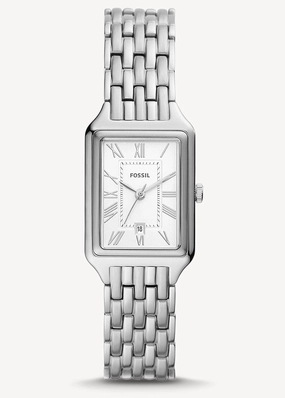 FOSSIL RAQUEL SILVER DIAL STAINLESS STEEL BRACELET ES5221