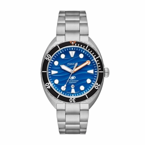 Fossil Stylish and Functional Fossil Breaker Stainless Steel Date Watch FS6064