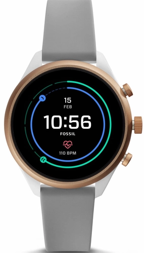 Fossil Watch Sport Smartwatch Grey Silicone