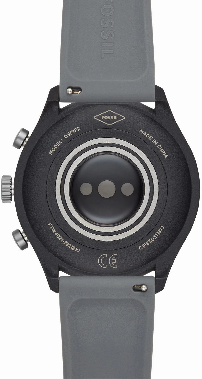 Fossil Watch Sport Smartwatch Smokey Blue Silicone