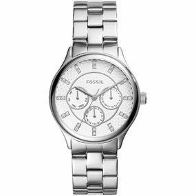 Fossil Women's Watch - Modern Sophisticate Quartz Silver Tone Dial Bracelet | BQ1560