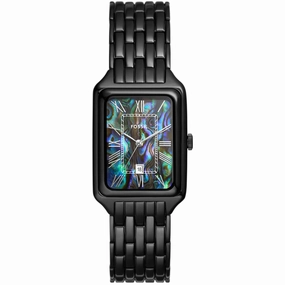 Fossil Women's Watch - Raquel Quartz Black Dial Stainless Steel Bracelet | ES5340