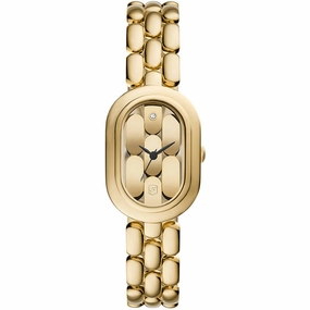 Fossil Women's Watch - Sloan Quartz Gold Tone Dial Yellow Gold Bracelet | ES5380