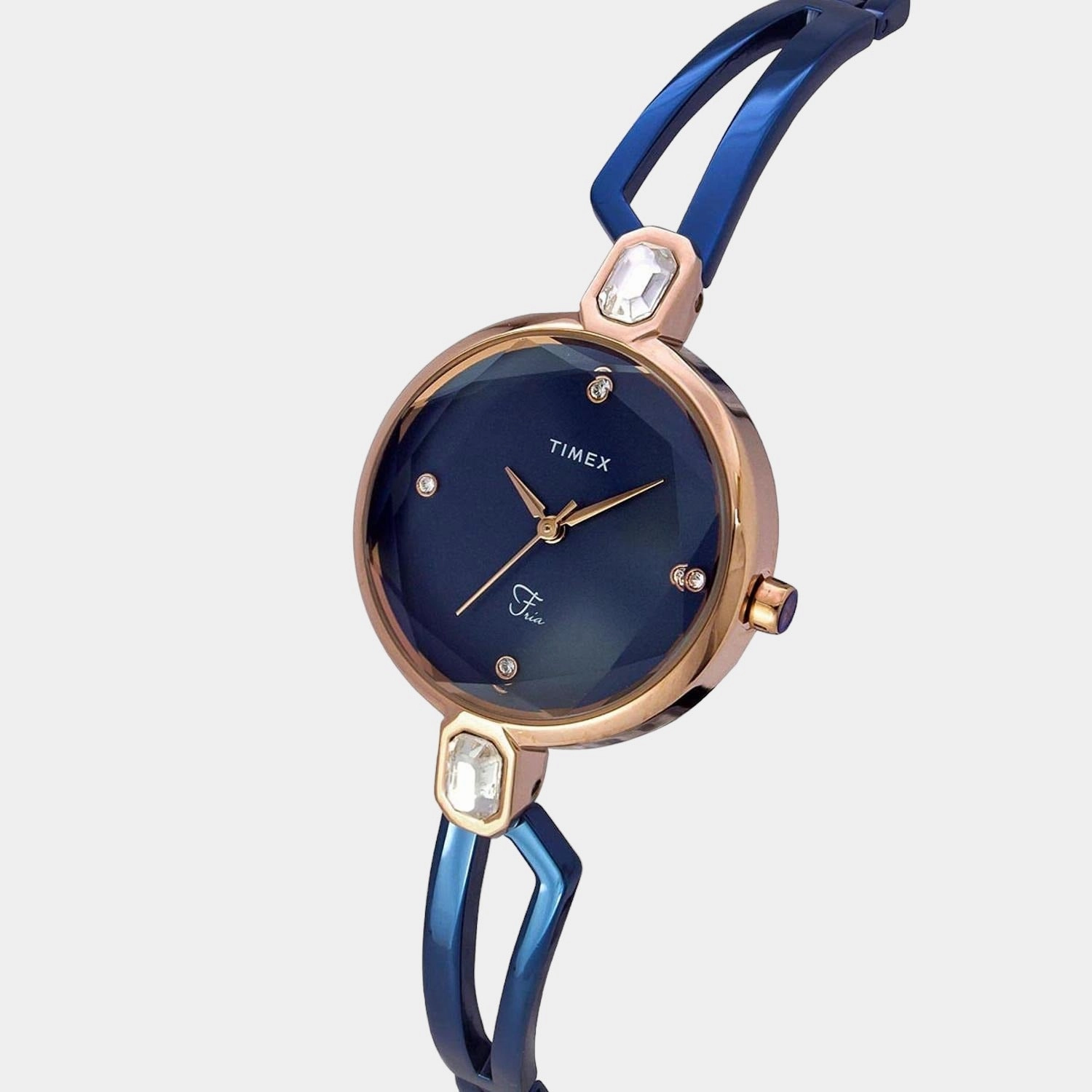 Fria Women Blue Analog Stainless Steel Watch TWEL15102