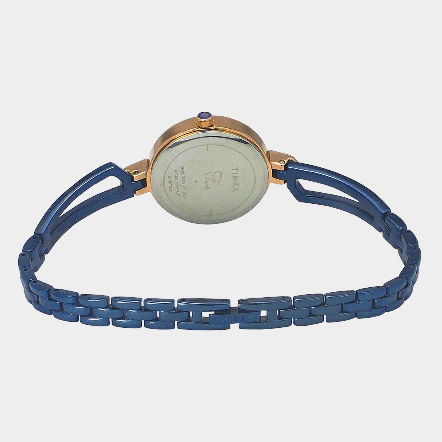 Fria Women Blue Analog Stainless Steel Watch TWEL15102