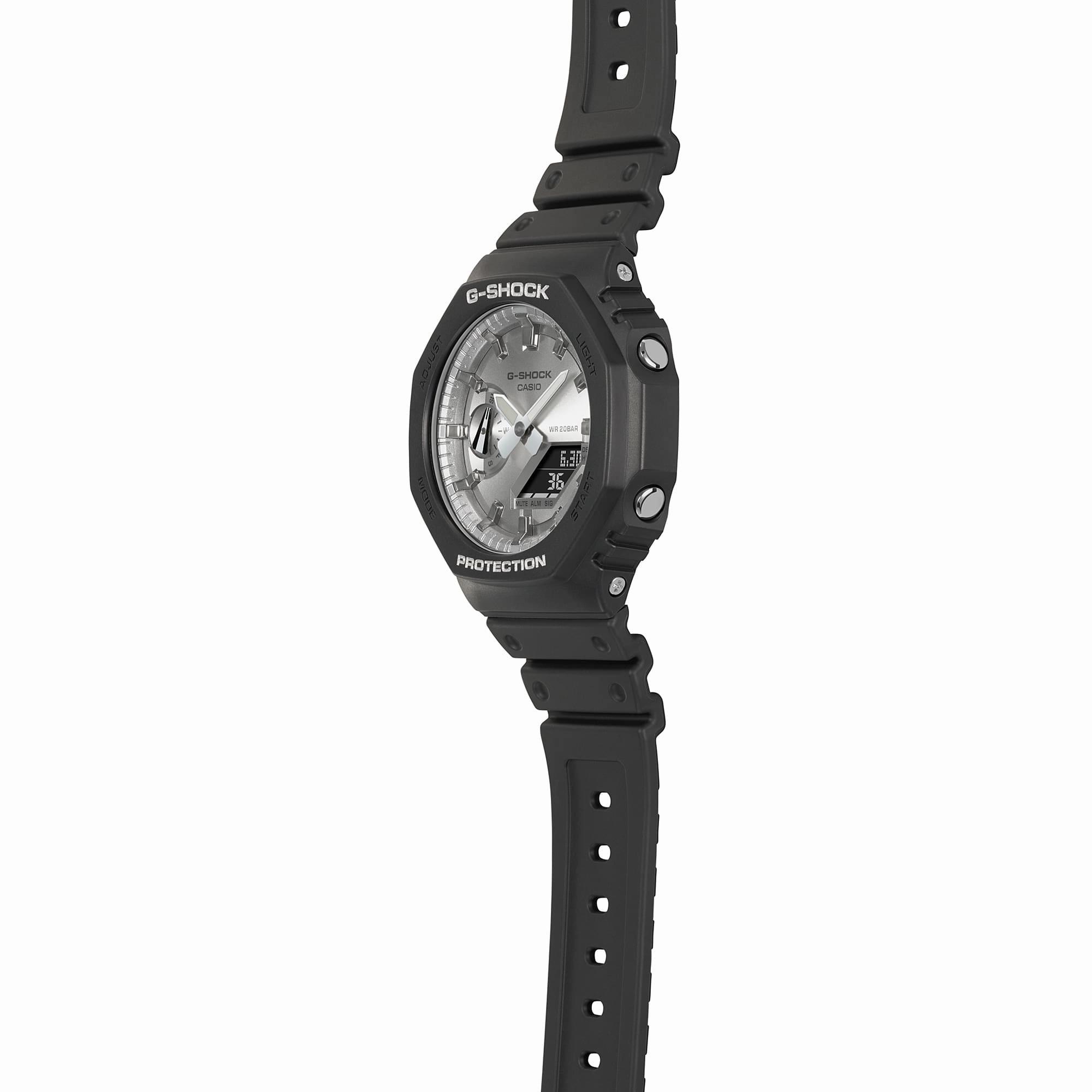 G-Shock Analog Digital Black Resin Band Watch GA2100SB-1A