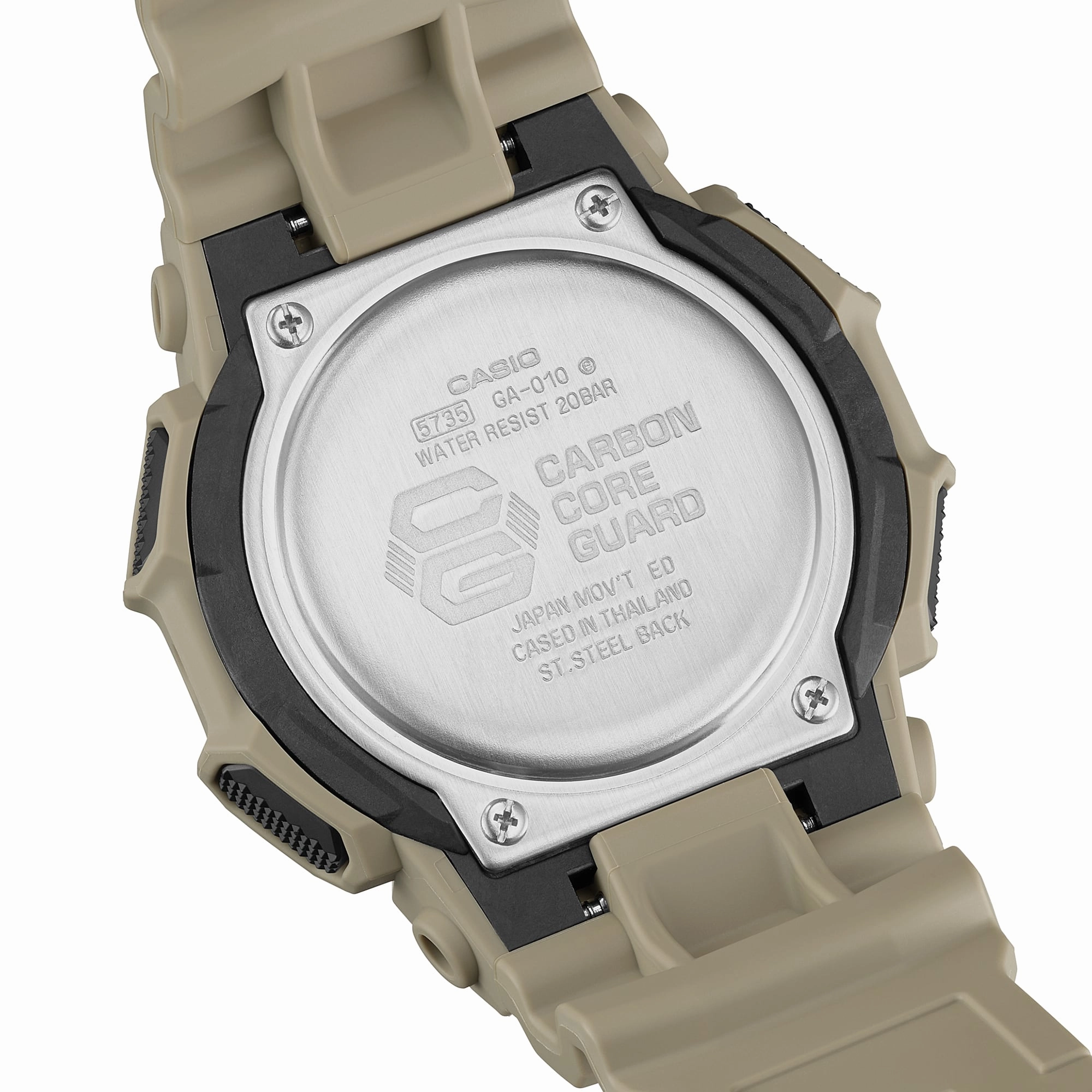 G-Shock Analog Digital Brown Resin Band Watch GA010-5A