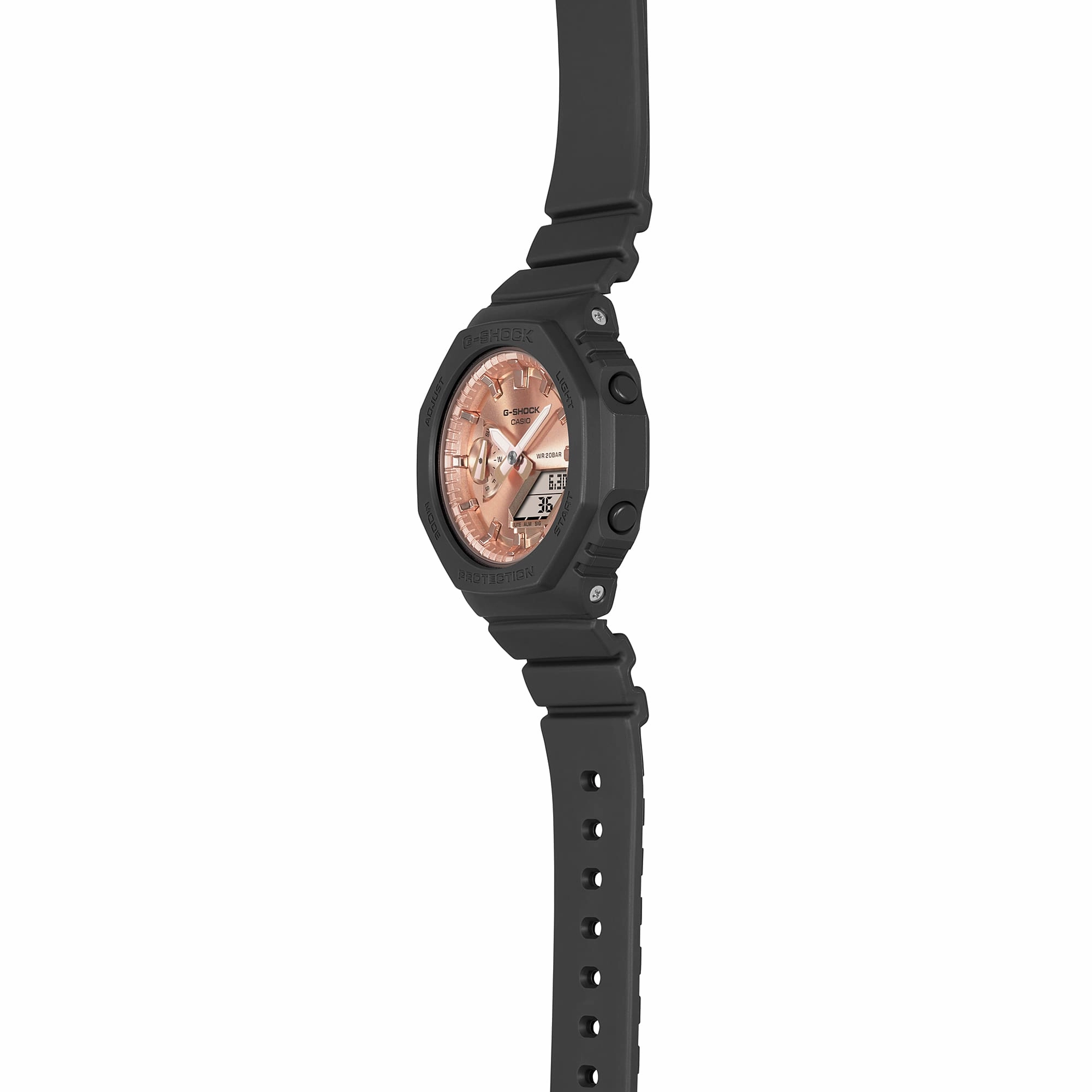 G-Shock Analog Digital DUO Mid Black Resin Band Watch GMAS2100MD-1A