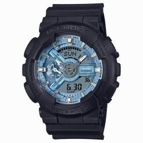 G-Shock Analog Digital DUO Rugged Black Resin Band Watch GA110CD-1A2