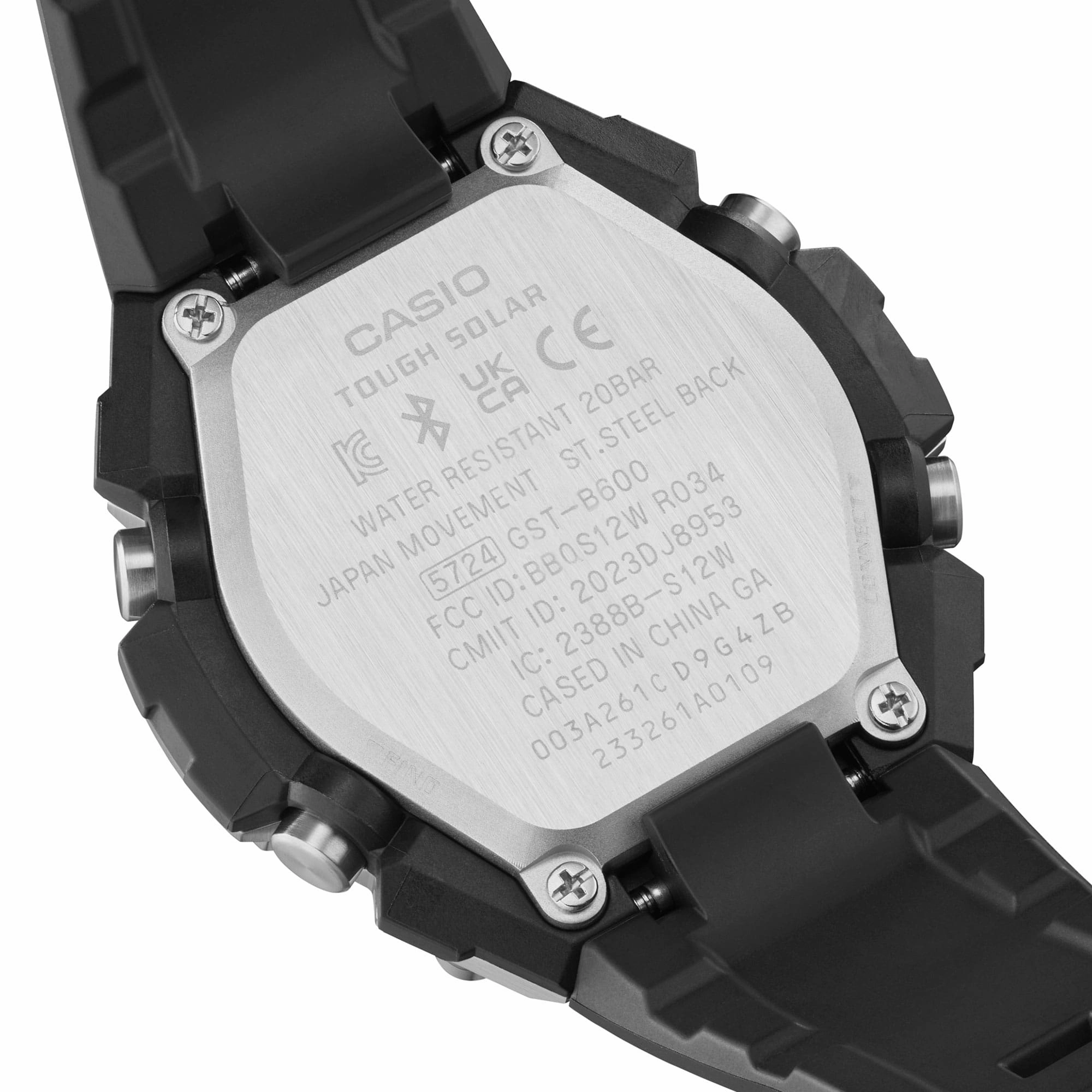 G-Shock Black Resin Band Black Dial Watch GSTB600-1A