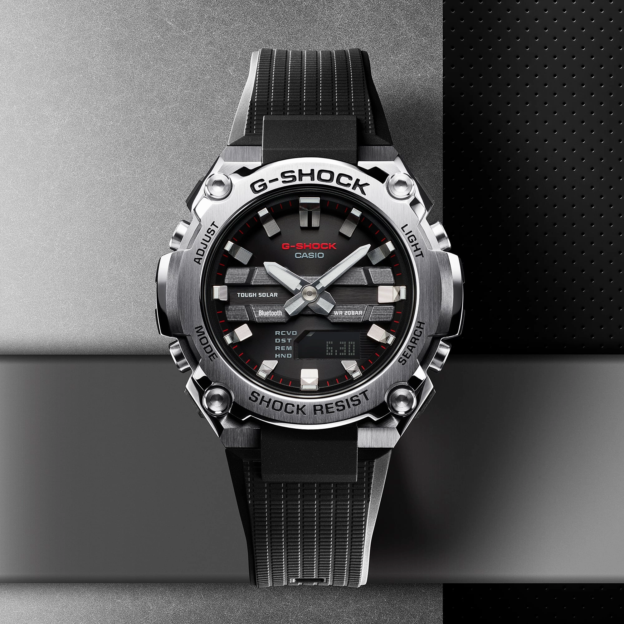 G-Shock Black Resin Band Black Dial Watch GSTB600-1A
