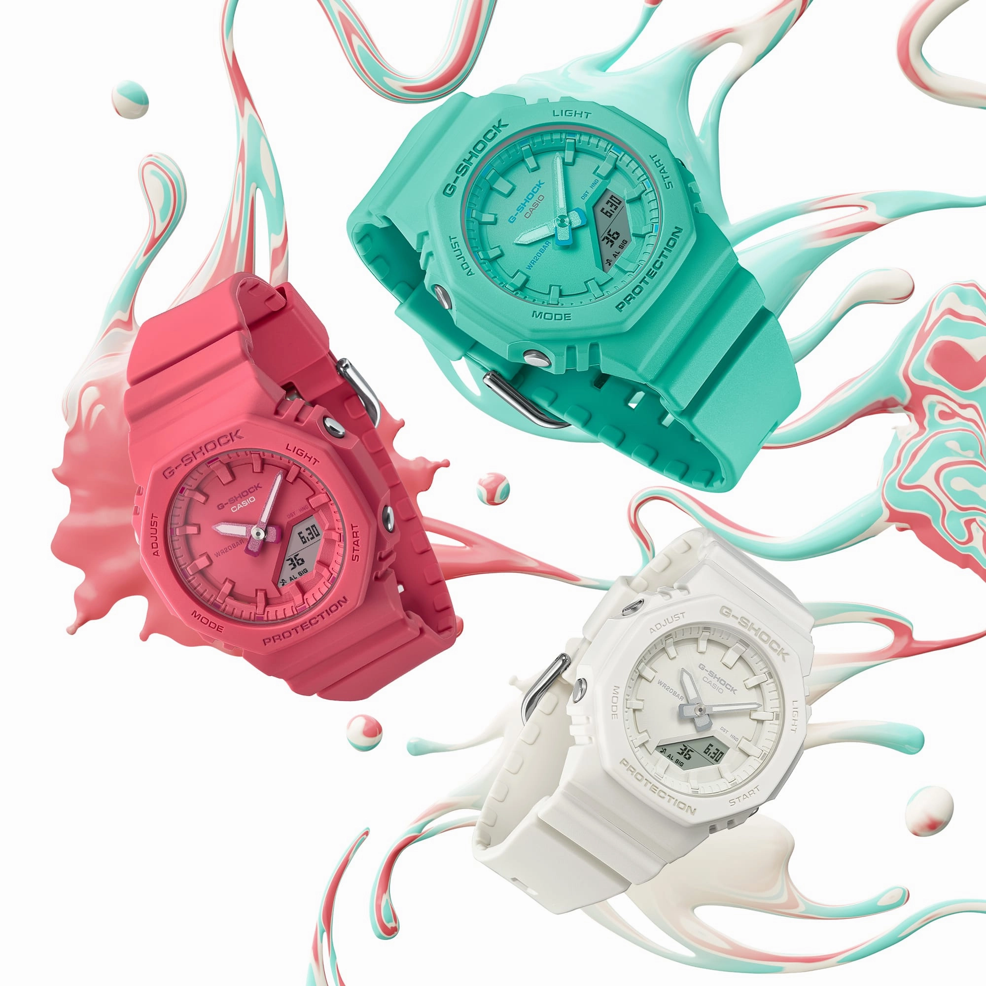 G-Shock CasiOak Ladies Pink GMAP2100-4A