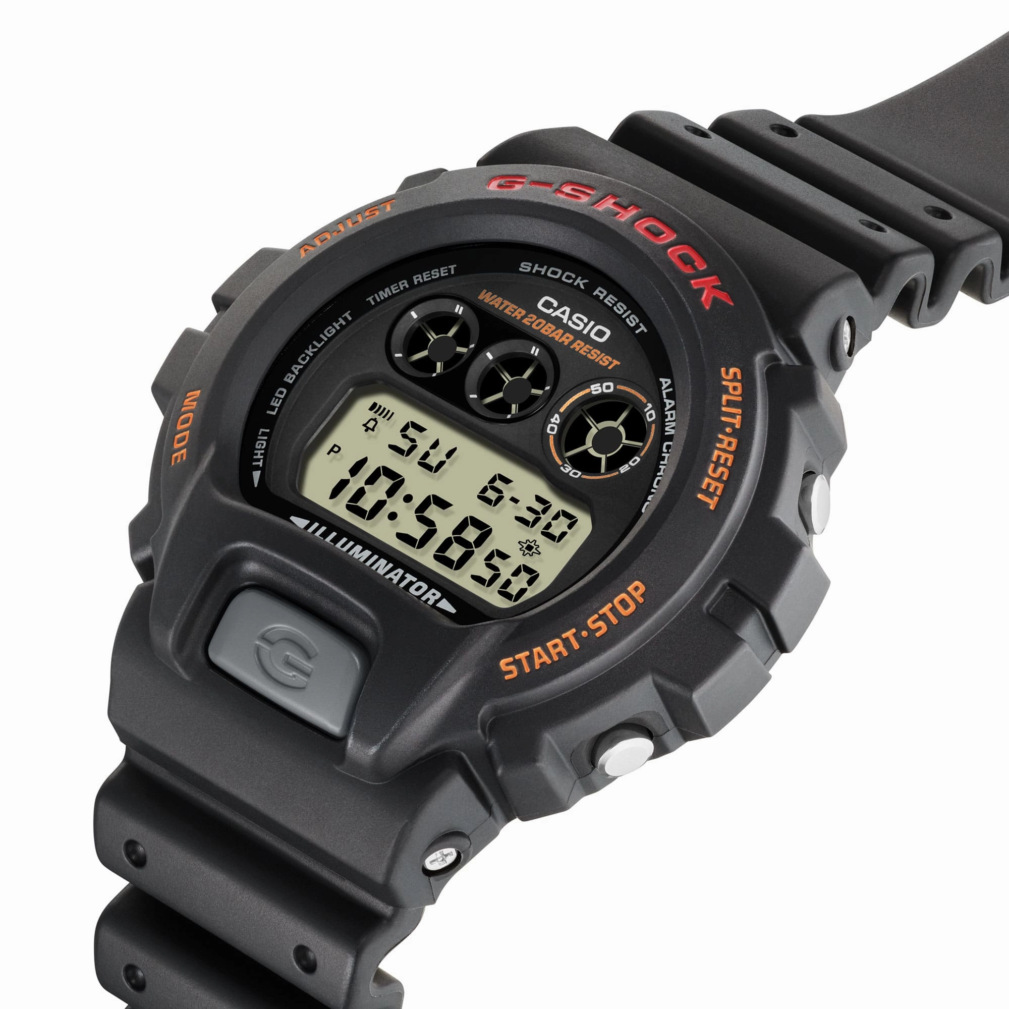 G-Shock Digital Black Dial Black Resin Band Watch DW6900UB-9D