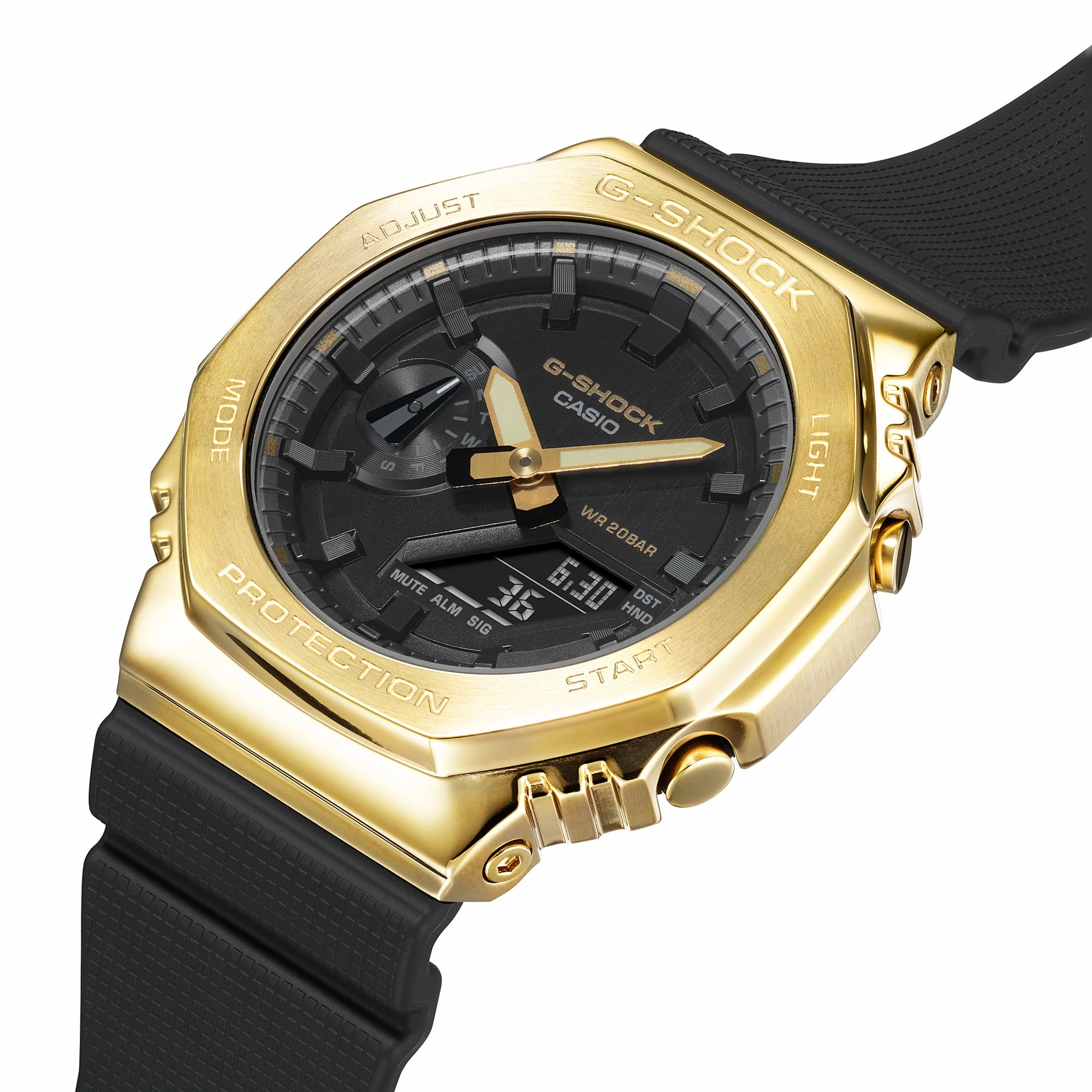 G-Shock Digital Black Resin Band Watch GM2100G-1A9