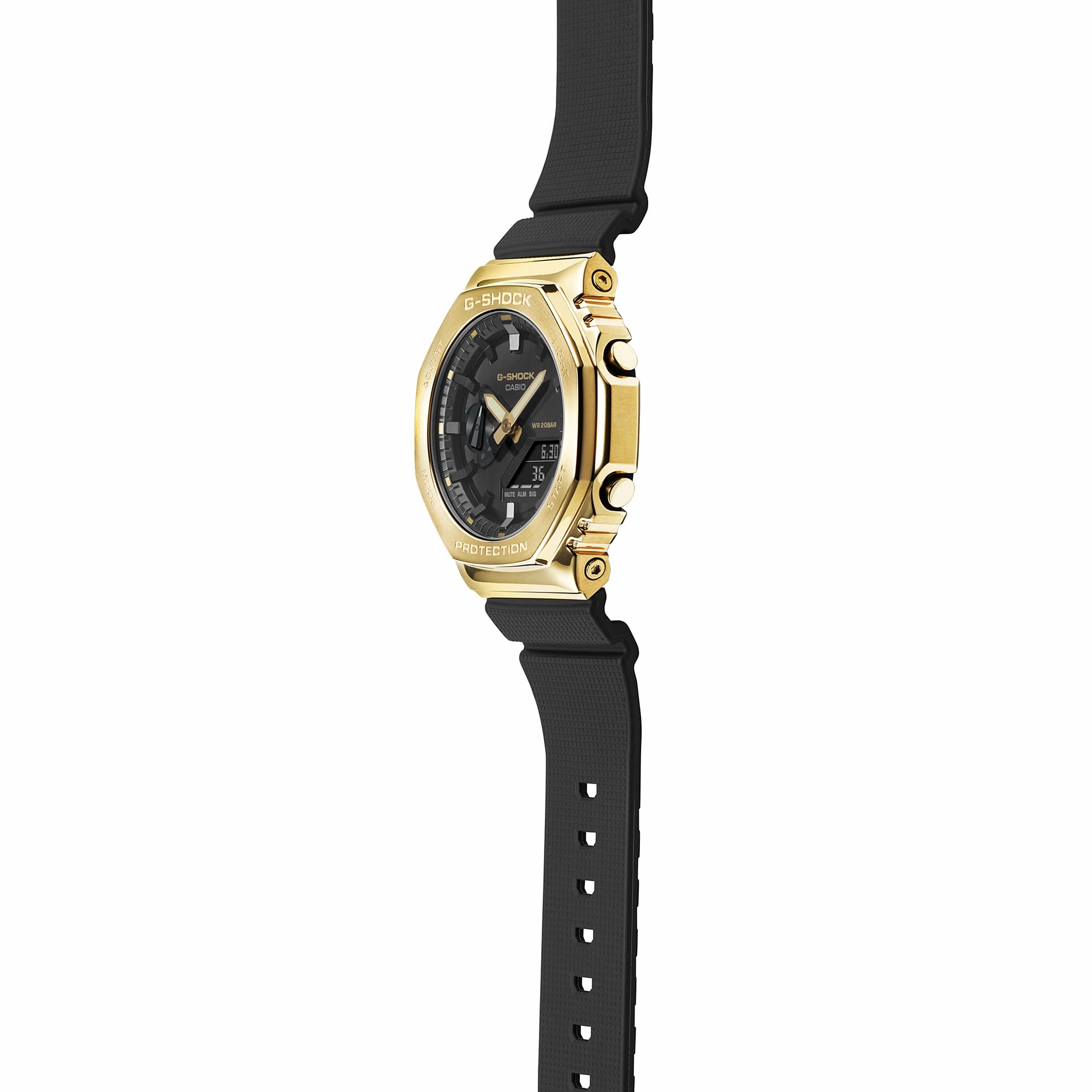 G-Shock Digital Black Resin Band Watch GM2100G-1A9