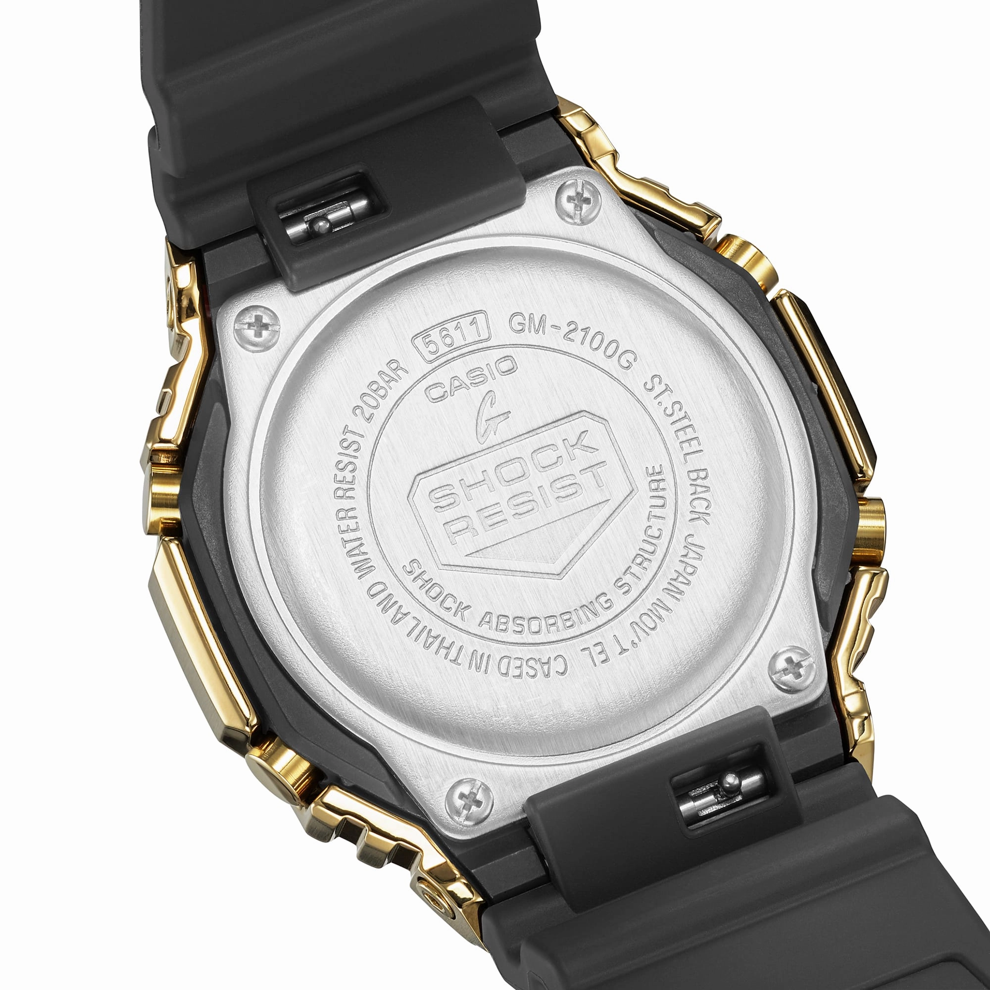 G-Shock Digital Black Resin Band Watch GM2100G-1A9